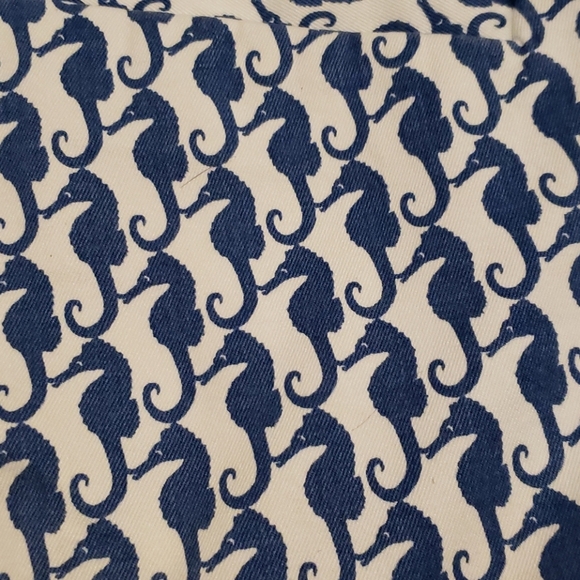 LADIES J CREW SZ 4 SEAHORSE PRINT SHORTS - Picture 11 of 13